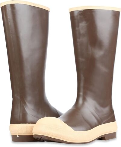 Servus 15" Neoprene Steel Toe Men's Work Boots with Chevron Outsole, Copper & Tan (22214) in Saudi Arabia