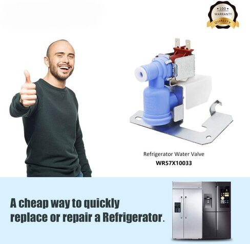 WR57X10033 Refrigerator Water Valve Replacement with Guard in Saudi Arabia