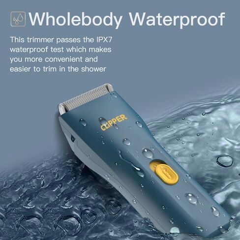 Electric Body&Pubic Hair Trimmer for Men-Waterproof Groin Trimmer Ball Shaver-USB Rechargeable Male Hygiene Razor Wet Dry Use Clipper Kit in Saudi Arabia