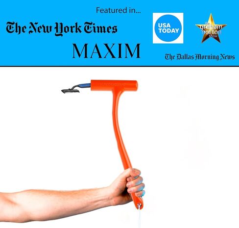 Back Shaver for Men - Razor Extension Handle. Ergonomic Manscape Yeti Stick. Leg & Back Shavers for Men & Women. Men's Back Hair Remover Wand. DIY Body Groomer Extension in Saudi Arabia