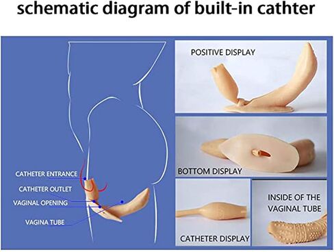 WQCZ Silicone Panties Sexy Fake Pussy Triangle Pants Men's Hiding Gaff Underwear Butt Shaper Enhancer for Transgender Cosplay in Saudi Arabia