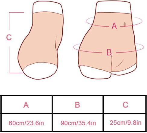 WQCZ Silicone Panties Sexy Fake Pussy Triangle Pants Men's Hiding Gaff Underwear Butt Shaper Enhancer for Transgender Cosplay in Saudi Arabia