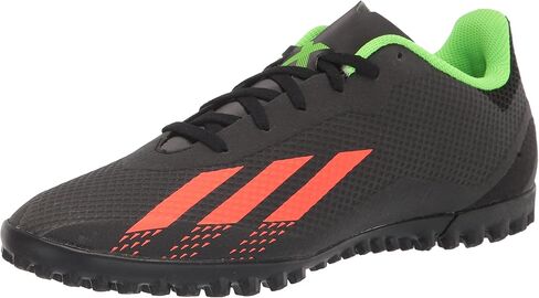 adidas Unisex X Speedportal.4 Turf Soccer Shoe, Black/Solar Red/Solar Green, 10 US Men in Saudi Arabia