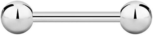 Internally Threaded Surgical Steel 8g - 18g Straight Barbell Body Piercing Jewelry (Sold Individually) in Kuwait