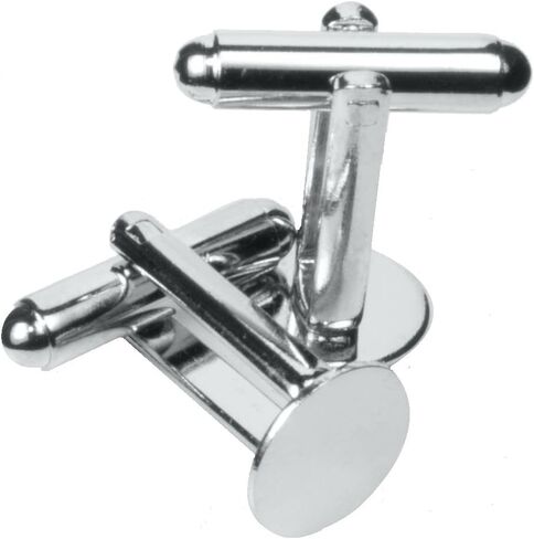 45 Colt Brass Finish Cuff Link and Tie Tack with Swarovski Crystals Set- Clear (Winchester) in Saudi Arabia