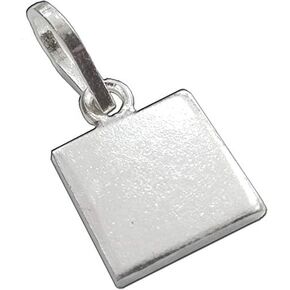 Pure solid Silver Square Pendant for Astrology and red book remedies healing chokor in Saudi Arabia