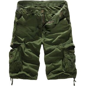 Andongnywell Men's Loose Casual Camo Cargo Shorts Cotton Relaxed Fit Camouflage Cargo Short Trousers in Saudi Arabia