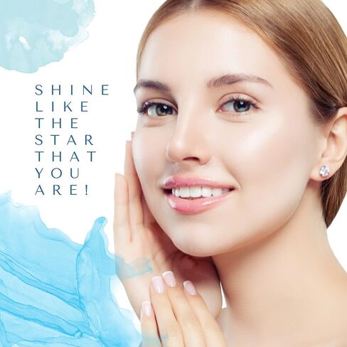 Diamond Stud Earrings For Women, Mens Diamond Earrings, Screw Back Earrings, 14k Yellow Gold 2ct Solitaire Brilliant Round, Princess, & Heart Cut VVS D-E Color [Simulated Diamond] in Kuwait