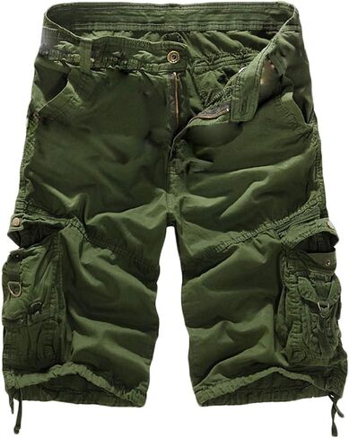 Andongnywell Men's Loose Casual Camo Cargo Shorts Cotton Relaxed Fit Camouflage Cargo Short Trousers in Saudi Arabia