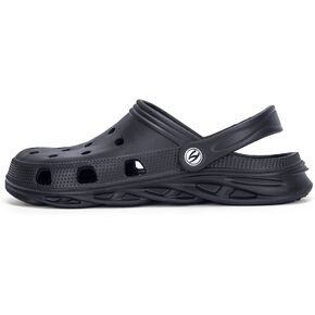 TFO Garden Clogs للنساء والرجال، شباشب مريحة سهلة الارتداء، أحذية مائية سريعة الجفاف، صنادل كاجوال باللون الأسود in Kuwait