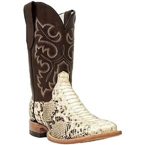 Snakeskin Square toe Python western Boots in Saudi Arabia