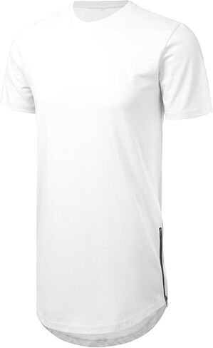 تي شيرت هيب هوب رجالي من JD Apparel مع زخرفة بسحاب جانبي in Kuwait