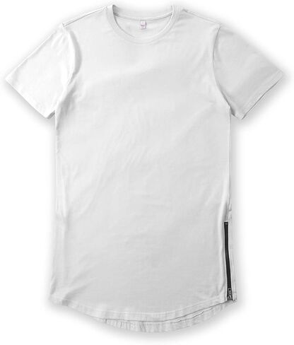 تي شيرت هيب هوب رجالي من JD Apparel مع زخرفة بسحاب جانبي in Kuwait