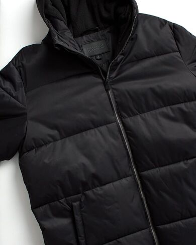 Perry Ellis Men's Jacket - Bubble Puffer Windbreaker Ski Jacket with Hood (Size: S-XXL) in Saudi Arabia