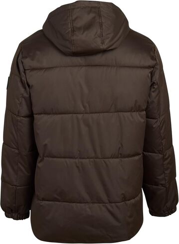 Perry Ellis Men's Jacket - Bubble Puffer Windbreaker Ski Jacket with Hood (Size: S-XXL) in Saudi Arabia