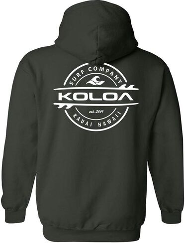 Koloa Surf Thruster Surfboard Logo Hoodies - Hooded Sweatshirts in Sizes S-5XL in Kuwait