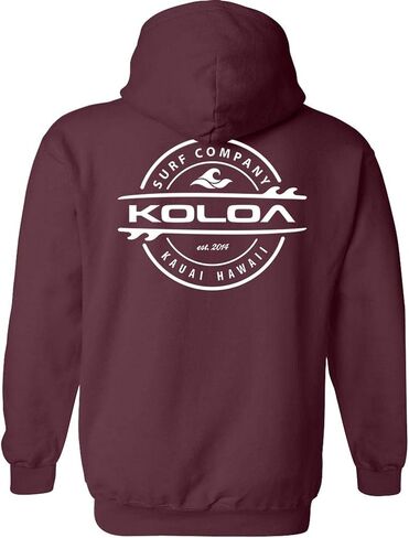 Koloa Surf Thruster Surfboard Logo Hoodies - Hooded Sweatshirts in Sizes S-5XL in Kuwait
