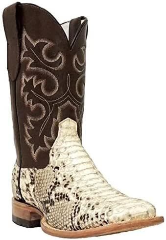Snakeskin Square toe Python western Boots in Saudi Arabia