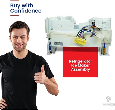 YesParts AEQ72910408 Durable Refrigerator Ice Maker AssemblyKit compatible with AEQ73110205 AEQ72910408 AEQ72910405 AEQ72910401 in Saudi Arabia