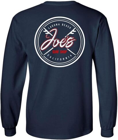 Joe's Surf Shop Men's Graphic Long Sleeve Cotton Tees in Regular Big & Tall in Saudi Arabia