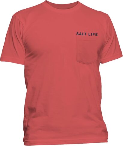Salt Life Men's Freedom Sail Short Sleeve Pocket Crew Neck Tee in Saudi Arabia
