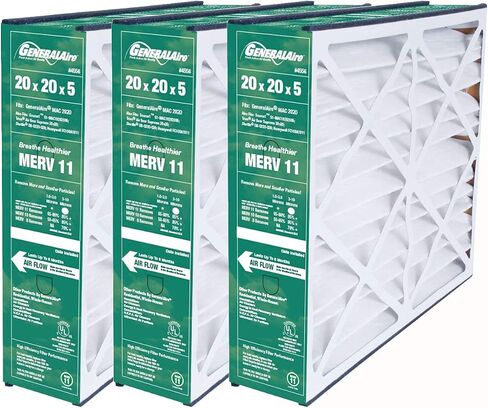 GeneralAire ReservePro # 4556 20" x 20" x 5" Air Filter, MERV 11-6FM2020 (3-Pack) in Kuwait
