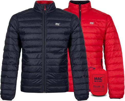 Mac in a Sac Men's Reversible Lightweight Water Repellent Packable Down Puffer Jacket in Saudi Arabia