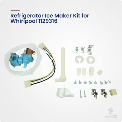 ForeverPRO 1129316 Icemaker Kit Square Plug for Whirlpool Refrigerator 2155184 1108106 1108154 1114209 in Saudi Arabia