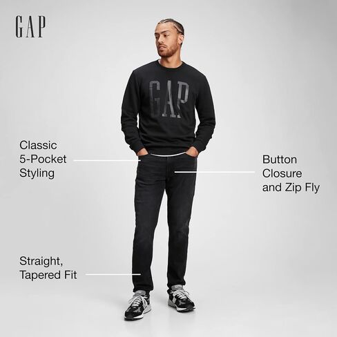 GAP Men's Straight Taper Fit Denim Jeans in Saudi Arabia