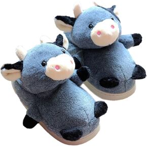 WYIKE Adult unisex elephant slippers hamster slippers comfortable warm animal slippers cartoon cotton shoes in Kuwait
