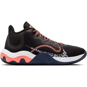 حذاء Nike Big Kids and Men's Renew Elevate Blk/Thunder Blue/Bright Mango (CK2669 006) - 9 in Kuwait