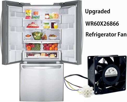 مروحة مروحة تبريد WR60X26866 لثلاجة GE، استبدلي WR60X10356، WR60X10357، WR60X26033، WR60X10341 in Saudi Arabia