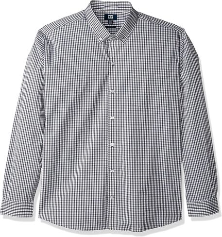 Cutter & Buck Men's Wrinkle Resistant Tailored Fit Long Sleeve Button Down Shirt in Saudi Arabia