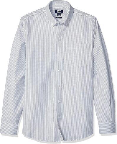 Cutter & Buck Men's Wrinkle Resistant Tailored Fit Long Sleeve Button Down Shirt in Saudi Arabia