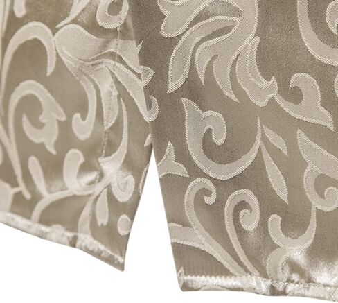 Manwan walk Men's Luxury Jacquard Long Sleeve Dress Shirt Prom Wedding Party Button Down Shirts in Saudi Arabia