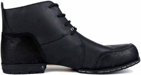 AINIJIA&HOLO Men's Retro Genuine Leather Lace Up Chukka Boots,Moto Ankle boots Western Cowboy Boots in Kuwait