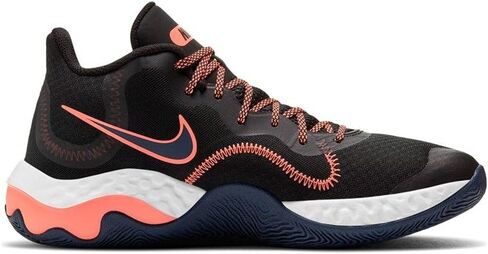 Nike Big Kids and Men's Renew Elevate Blk/Thunder Blue/Bright Mango (CK2669 006) - 9 in Saudi Arabia