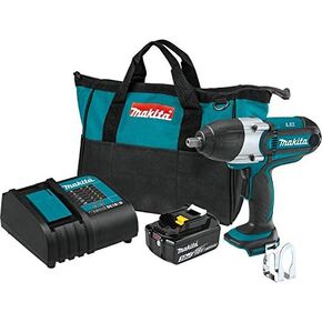 Makita XWT04S1 18V LXT® Lithium-Ion Cordless 1/2" Sq. Drive Impact Wrench Kit (3.0Ah) in Kuwait