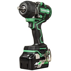 Metabo HPT 36V MultiVolt ½-Inch Mid-Torque Cordless Impact Wrench Kit | 4-Stage Speed Selection | Brushless Motor | IP56 Compliant | Includes (2) 36V 2.5Ah Batteries | WR36DE , Green in Saudi Arabia