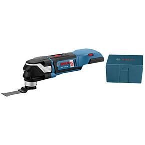 BOSCH 18-Volt EC Brushless StarlockPlus Oscillating Multi-Tool Bare Tool GOP18V-28N with BOSCH Starlock Carbide Oscillating Tool Blades, Multi Tool Blades for
