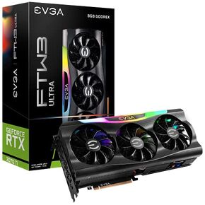 EVGA GeForce RTX 3070 Ti FTW3 Ultra Gaming, 08G-P5-3797-KL, 8GB GDDR6X, iCX3 Technology, ARGB LED, Metal Backplate in Kuwait