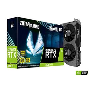 ZOTAC Gaming GeForce RTX™ 3060 Ti Twin Edge OC LHR 8GB GDDR6 256-bit 14 Gbps PCIE 4.0 Gaming Graphics Card, IceStorm 2.0 Advanced Cooling, Active Fan Control, Freeze Fan Stop ZT-A30610H-10MLHR in Kuwait