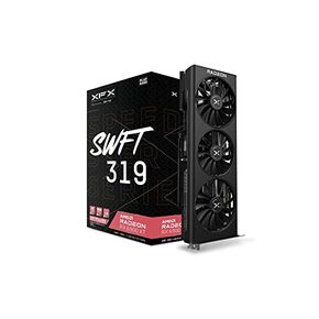 XFX بطاقة عرض مرئي للالعاب SWFT 319 AMD راديون RX 6900 XT كور من سبيدستر مع 16GB GDDR6 HDMI 3xDP، AMD RDNA 2 RX-69XTAQFD9 in Kuwait