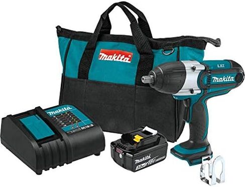 Makita XWT04S1 18V LXT® Lithium-Ion Cordless 1/2" Sq. Drive Impact Wrench Kit (3.0Ah) in Kuwait