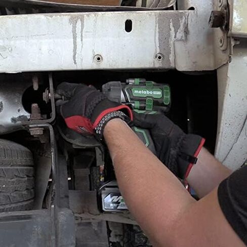Metabo HPT 36V MultiVolt ½-Inch Mid-Torque Cordless Impact Wrench Kit | 4-Stage Speed Selection | Brushless Motor | IP56 Compliant | Includes (2) 36V 2.5Ah Batteries | WR36DE , Green in Saudi Arabia