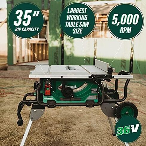 Metabo HPT 36V MultiVolt™ Table Saw | 10-Inch Blade | Tool Body Only | C3610DRJQ4 in Saudi Arabia