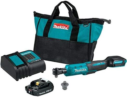 Makita XRW01SR1 18V LXT® Lithium-Ion Cordless 3/8" / 1/4" Sq. Drive Ratchet Kit (2.0Ah) in Saudi Arabia