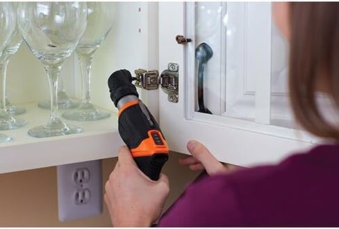 BLACK+DECKER 4V MAX Cordless Screwdriver, Right Angle Attachment (BDCSRAA) in Saudi Arabia