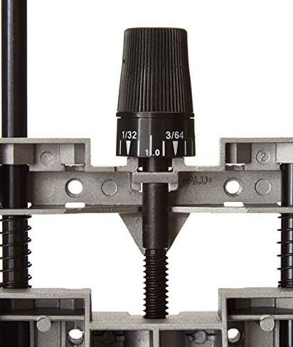 BOSCH RA1054 Deluxe Router Edge Guide with Dust Extraction Hood & Vacuum Hose Adapter , Black in Saudi Arabia