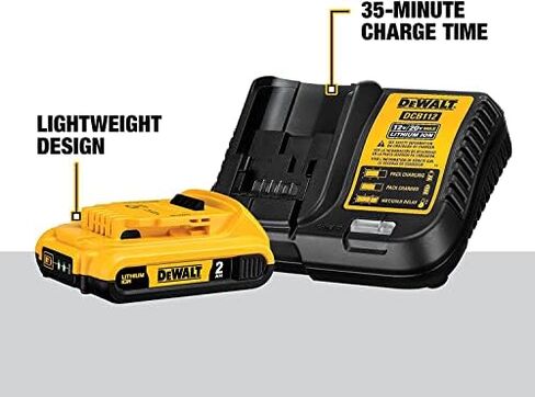 DEWALT DCD791D2 20V MAX XR Li-Ion 0.5" 2.0Ah Brushless Compact Drill/Driver Kit in Kuwait